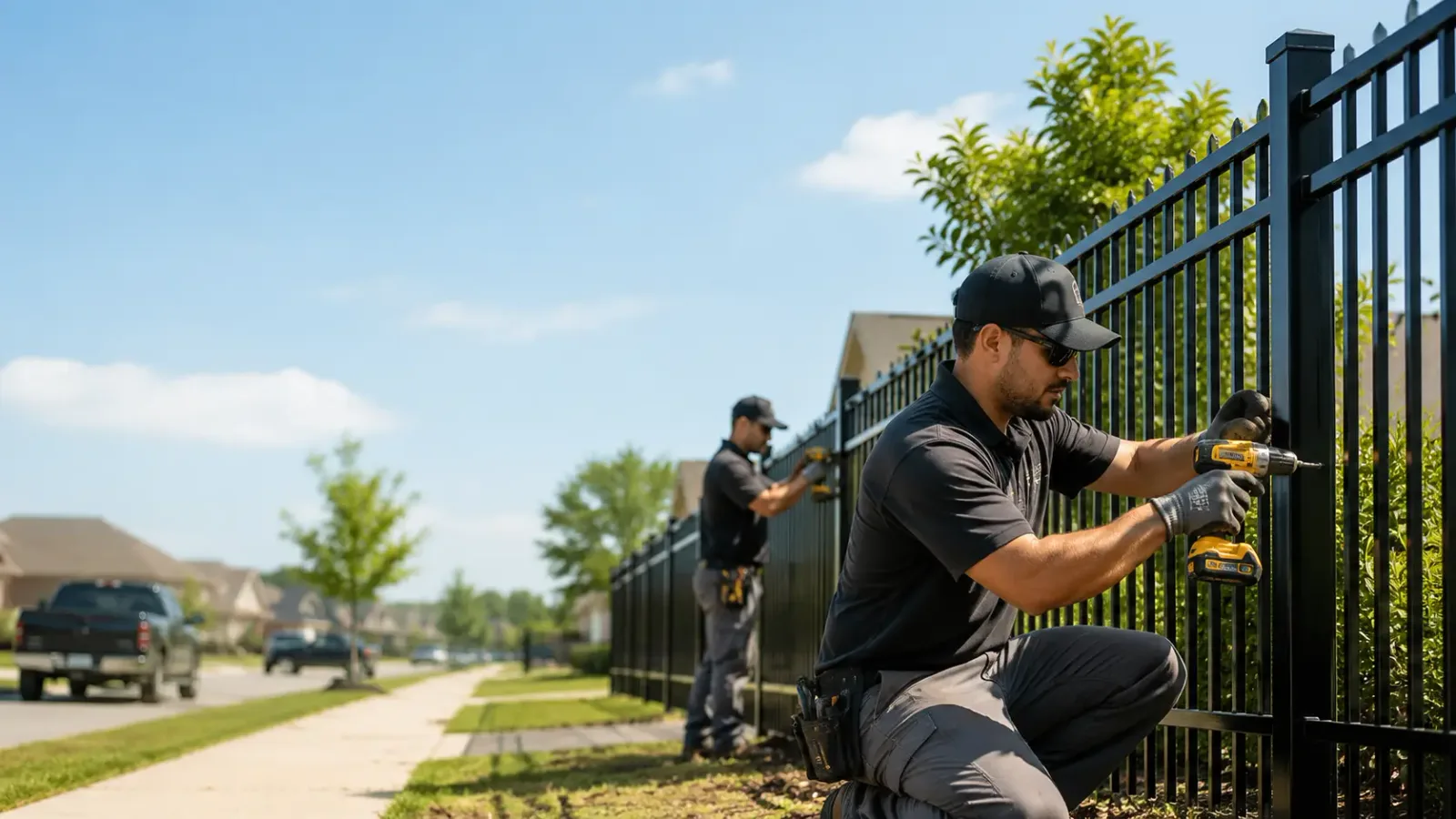 Metal Fence Installation in Spokane, MO